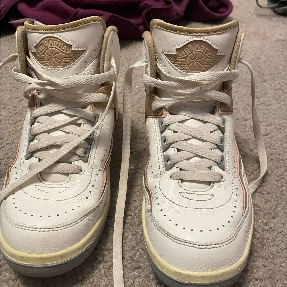 Air Jordan White High-Top Sneakers